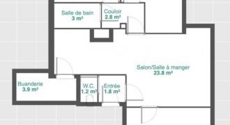 TOULOUSE RANGUEIL – A LOUER Chambre 440€ cc. Avec place de Parking et Balcon.