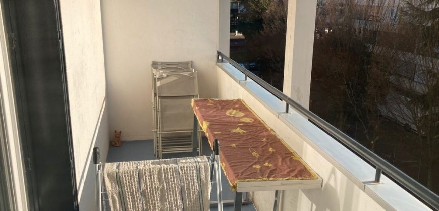TOULOUSE RANGUEIL – A LOUER Chambre 440€ cc. Avec place de Parking et Balcon.