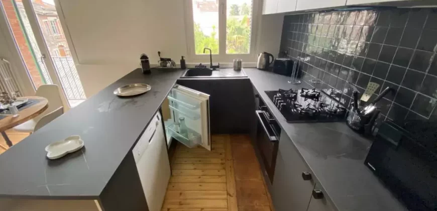 TOULOUSE -Chalets-Saint Aubin-Saint Etienne A LOUER T2 de 38m². Loyer: 675€