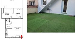 VILLENEUVE-TOLOSANE – A LOUER T3 de 54m². Loyer: 685€