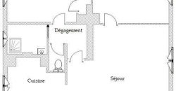 VÉNISSIEUX – A LOUER T3 de 60m². Loyer: 850€