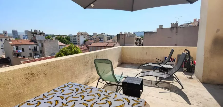 MARSEILLE 14E ARRONDISSEMENT – A LOUER T2 de 35m². Loyer: 850€