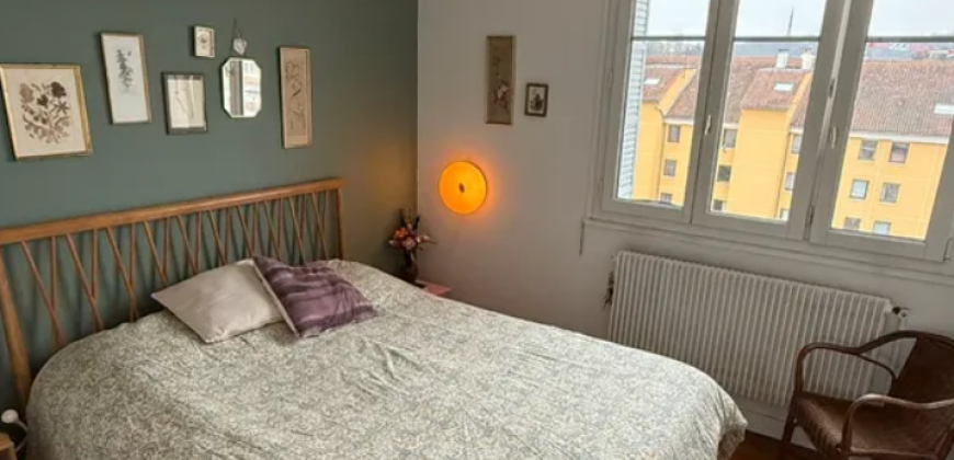 Lyon – A LOUER T4 de 84m². Loyer: 1000€