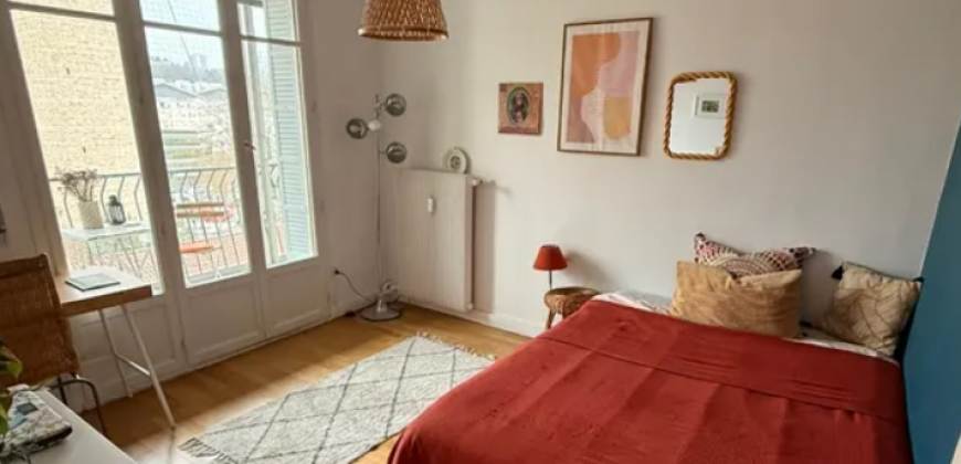 Lyon – A LOUER T4 de 84m². Loyer: 1000€