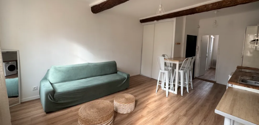 Aix-en-Provence – A LOUER T2 de 36m². Loyer: 810€