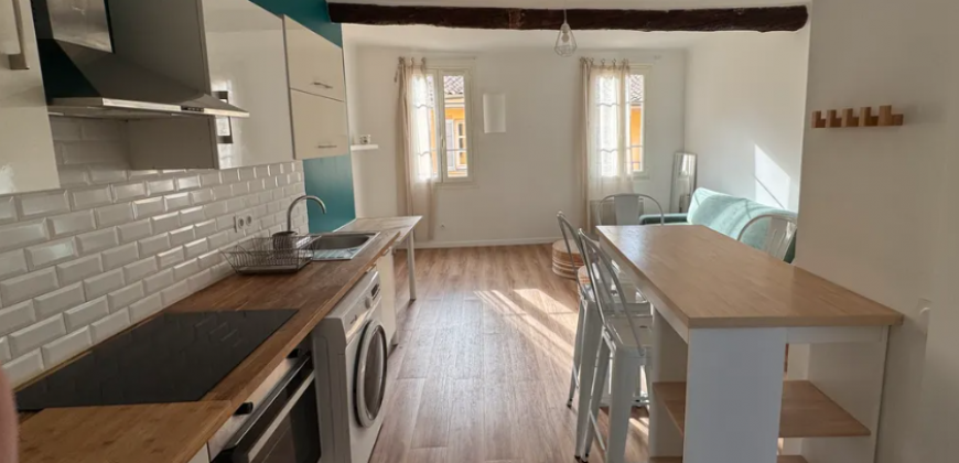 Aix-en-Provence – A LOUER T2 de 36m². Loyer: 810€