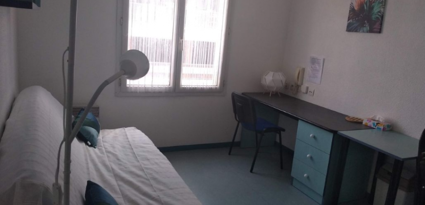 TOULOUSE – A LOUER T1 de 17m². Loyer: 460€
