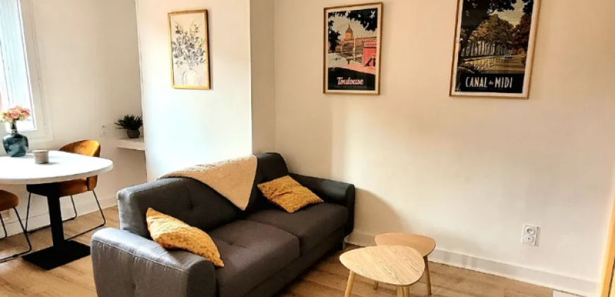 Toulouse – A LOUER T2 de 33m². Loyer: 720€